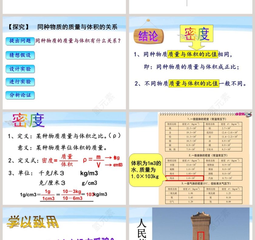 密   度教学ppt课件第4张