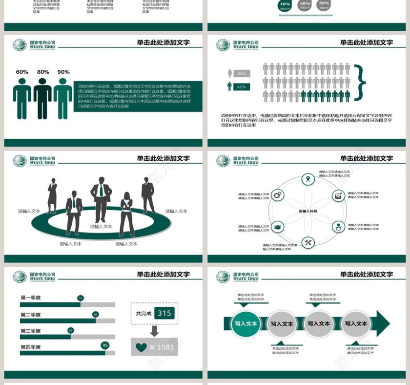 国家电网电力能源工作汇报PPT动态模板幻灯片安全生产PPT第4张