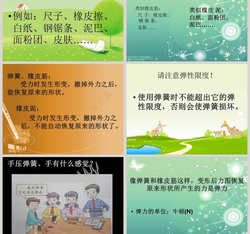 弹簧和橡皮筋教学ppt课件第3张