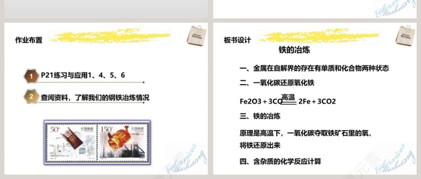 人教版  九年级下册-金属资源的利用和保护教学ppt课件第6张
