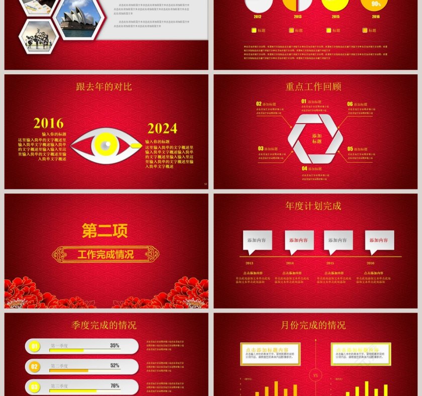 红色大气开门红年终总结暨誓师大会PPT 第3张