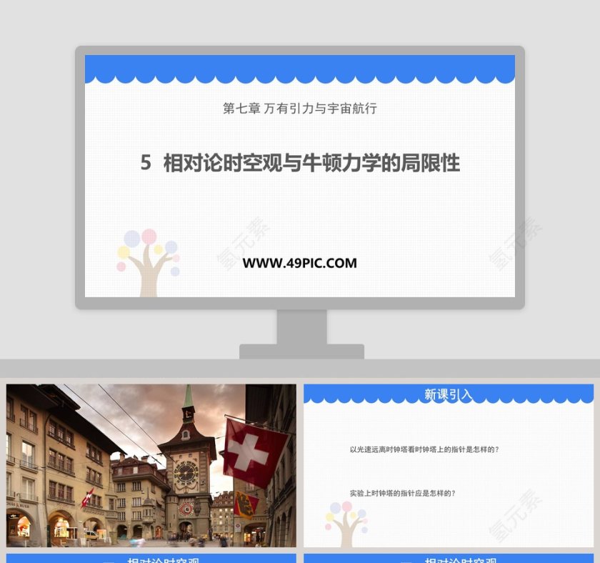 5-相对论时空观与牛顿力学的局限性教学ppt课件第1张