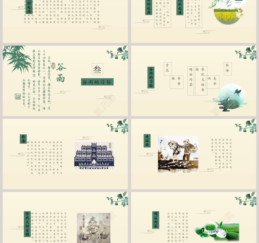 谷雨节气ppt第3张