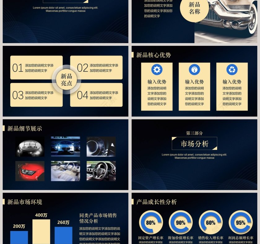 新能源汽车新品发布会PPT第3张