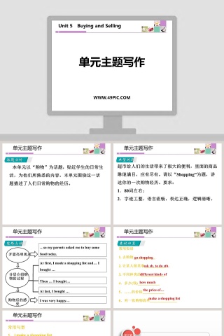 单元主题写作-Unit 5教学ppt课件