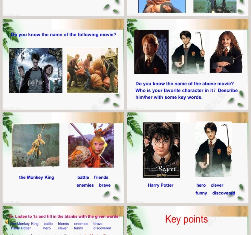 Who is your favorite character in literature-Unit 6 Topic 2教学ppt课件第2张