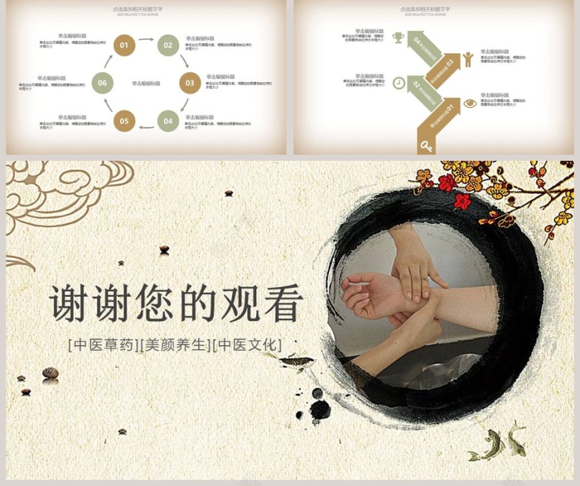 中医中药模版工作概述PPT第5张