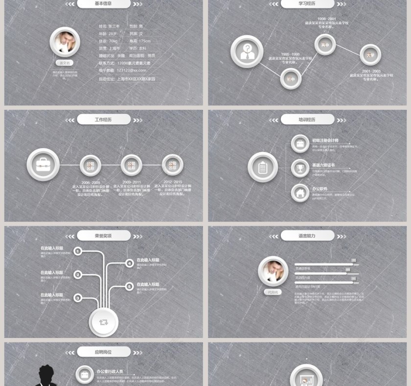 个人简历述职竞聘晋升演讲PPT第2张