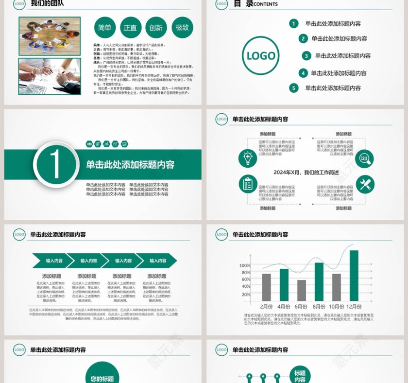 银行计划总结汇报动态PPT模板第2张