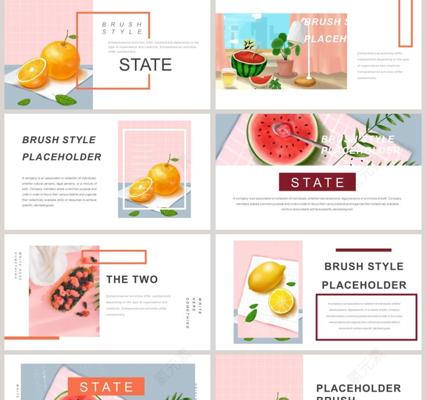 唯美简洁夏日清新工作总结PPT第2张