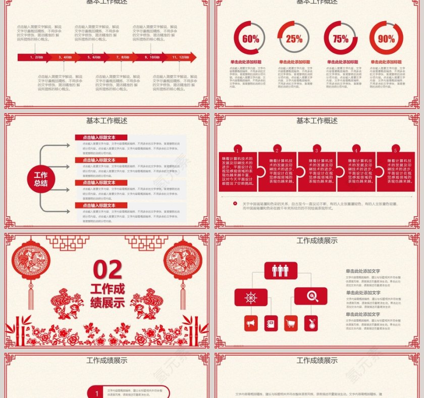 公司年会总结计划年会PPT第2张