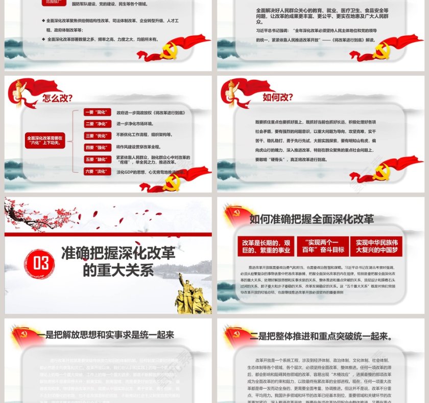 将改革进行到底PPT第3张