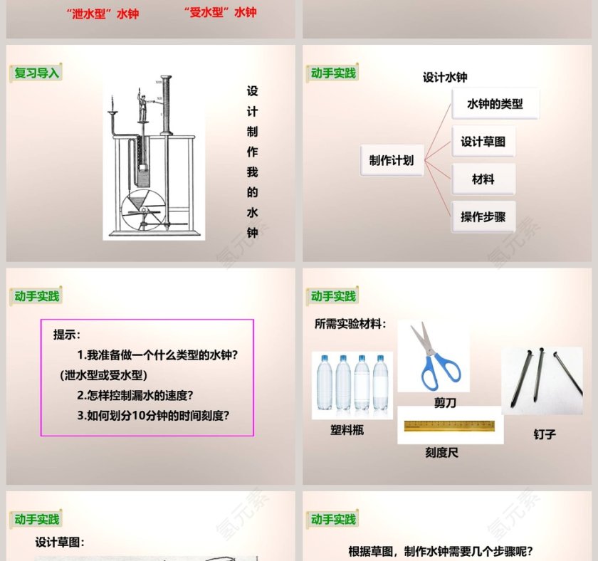 教科版   五年级下册-我的水钟教学ppt课件第2张