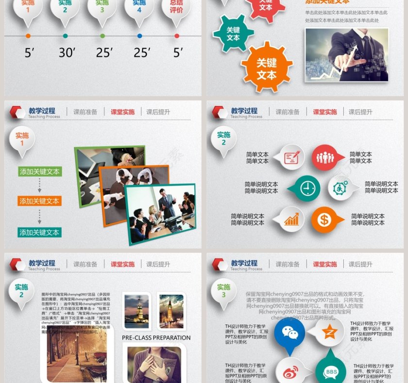 教师说课PPT模板教学设计第5张