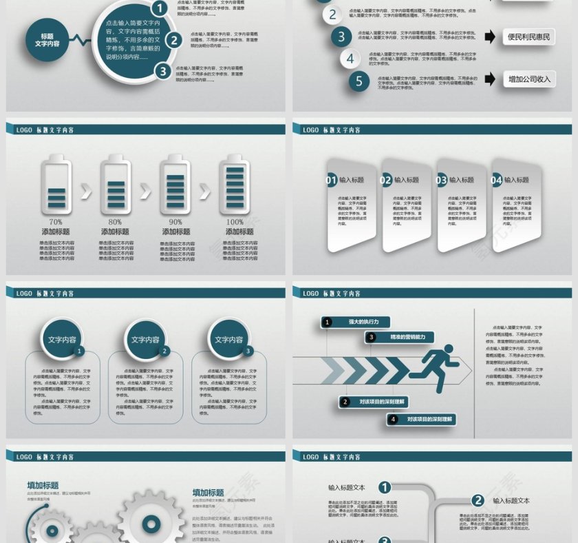 通用商业计划书PPT模板第3张