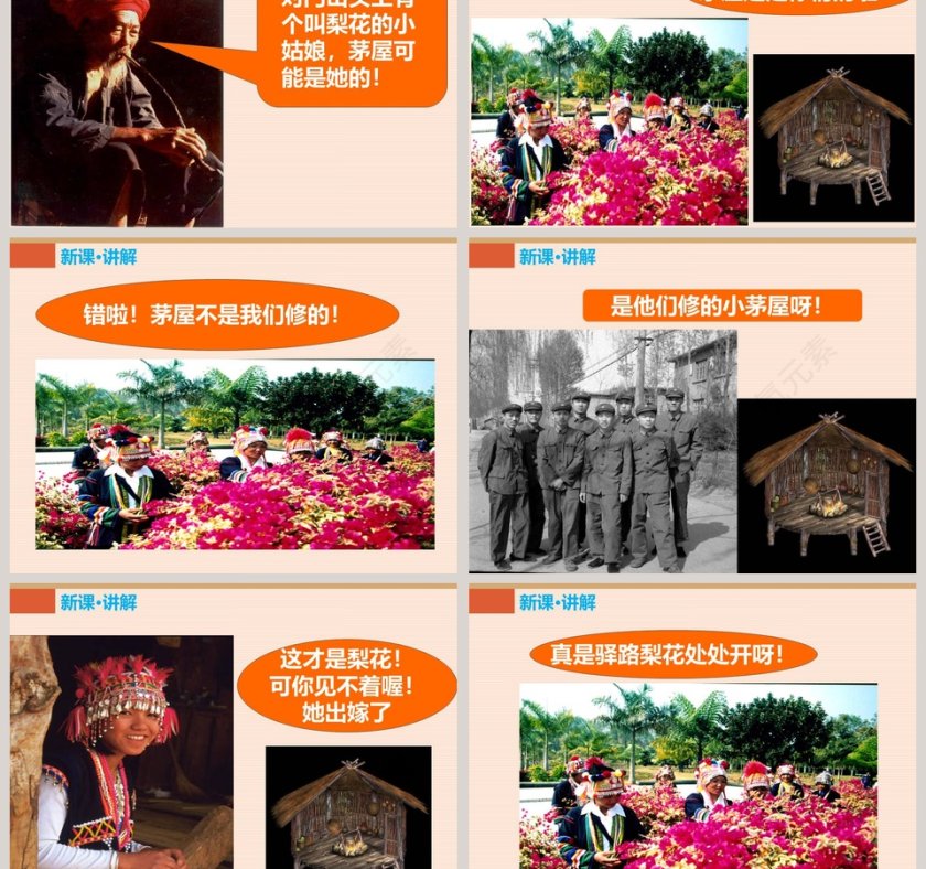 部编版七年级语文下册驿路梨花语文课件PPT第3张