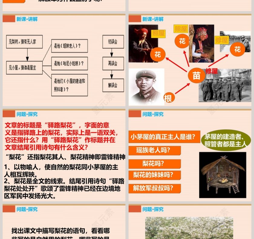 部编版七年级语文下册驿路梨花语文课件PPT第6张