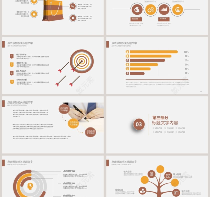 金融投资述职汇报PPT模板第3张