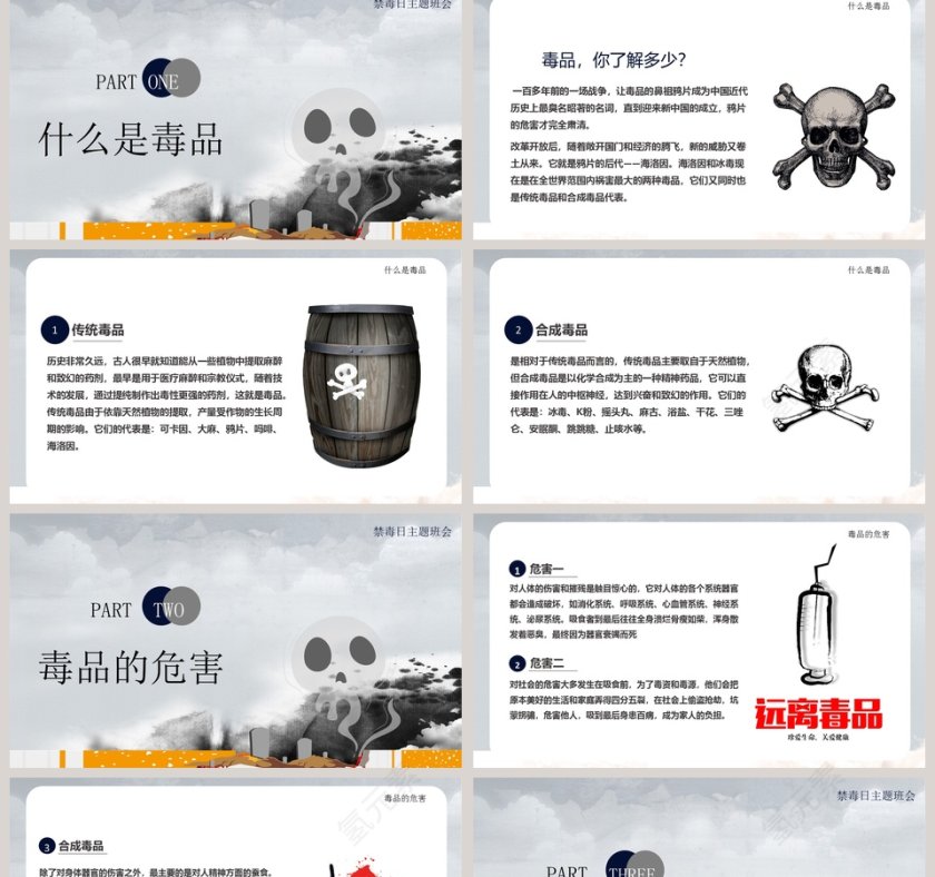 珍爱生命远离毒品国际禁毒日主题班会第2张