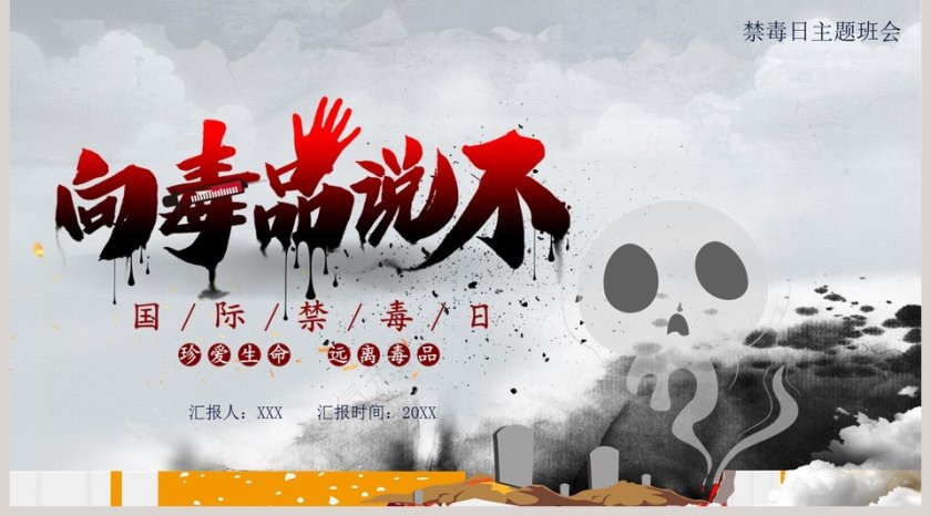 珍爱生命远离毒品国际禁毒日主题班会第5张