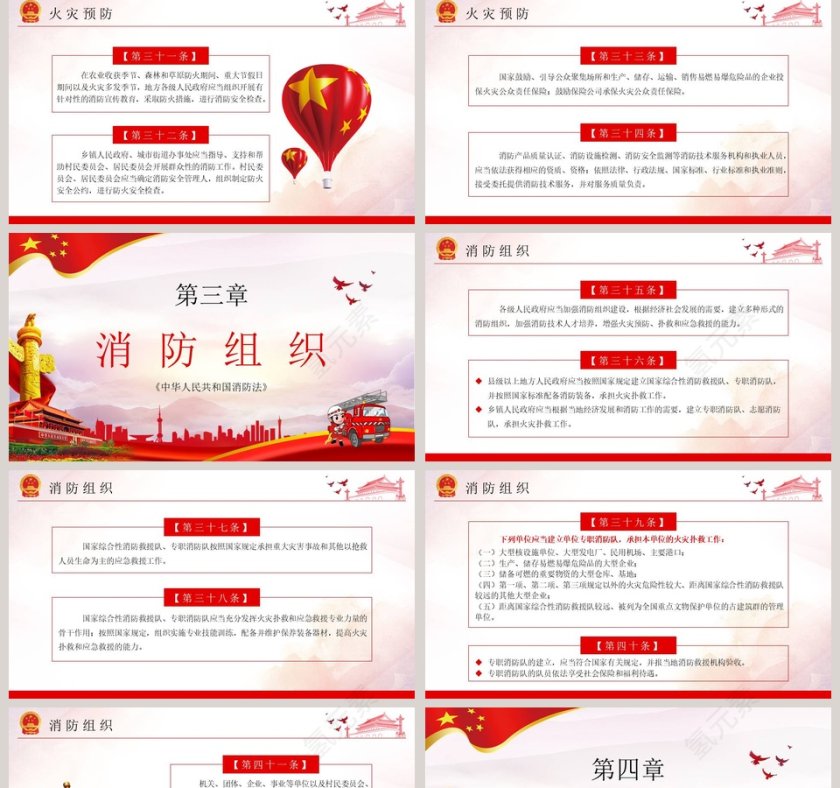 中华人民共和国消防法解读PPT模板第5张