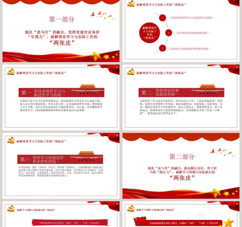 强化“四种力”破解“两张皮”全力促进党建和业务的深度融合PPT模板第2张