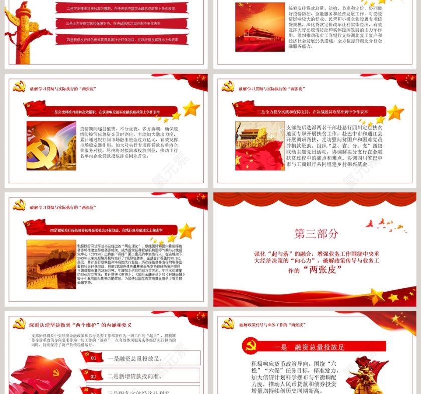 强化“四种力”破解“两张皮”全力促进党建和业务的深度融合PPT模板第3张