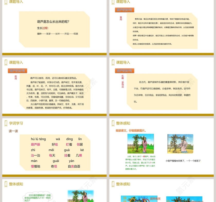 课文解析二年级语文上册我要的是葫芦语文课件PPT第2张