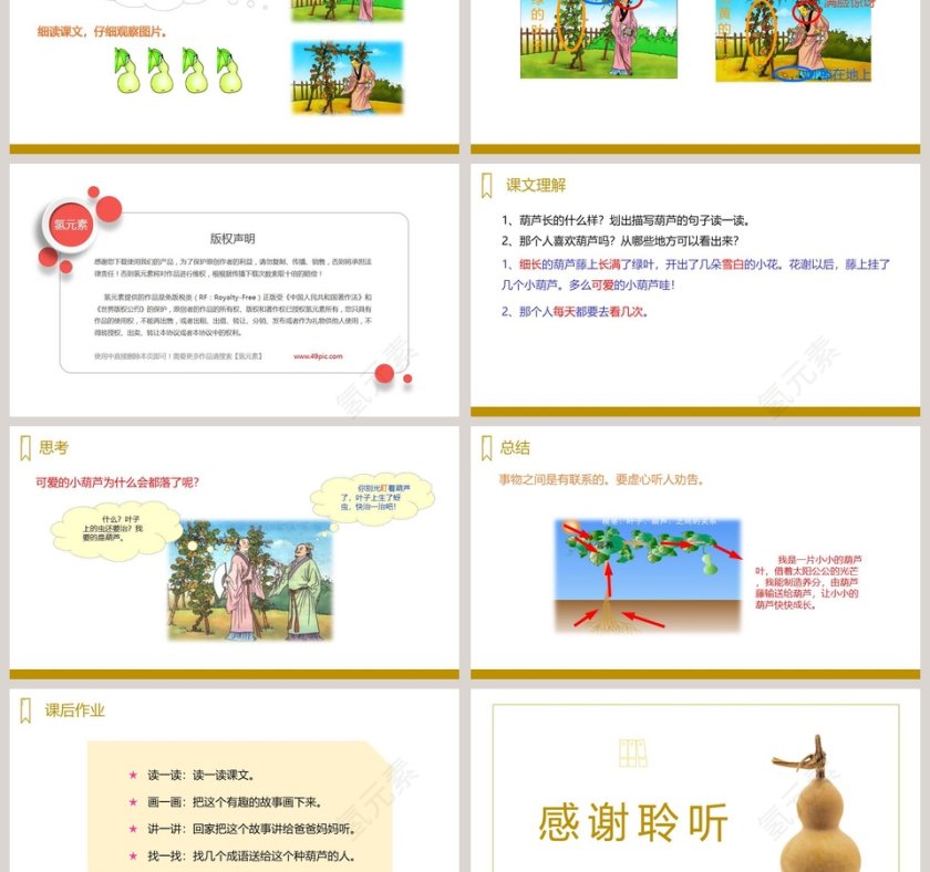 课文解析二年级语文上册我要的是葫芦语文课件PPT第3张