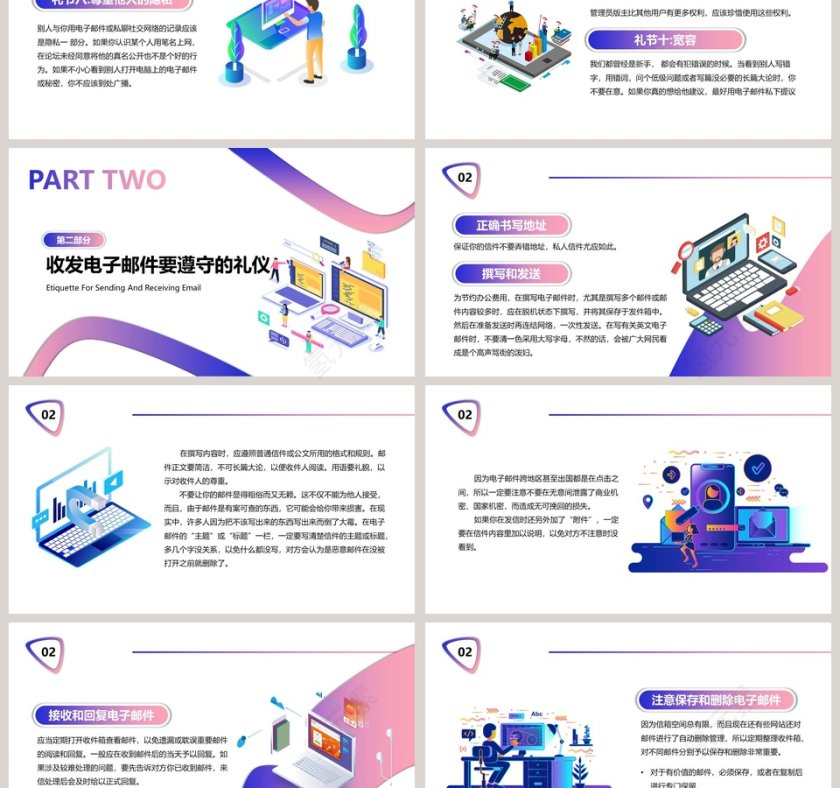 商务礼仪系列网络礼仪ppt第3张