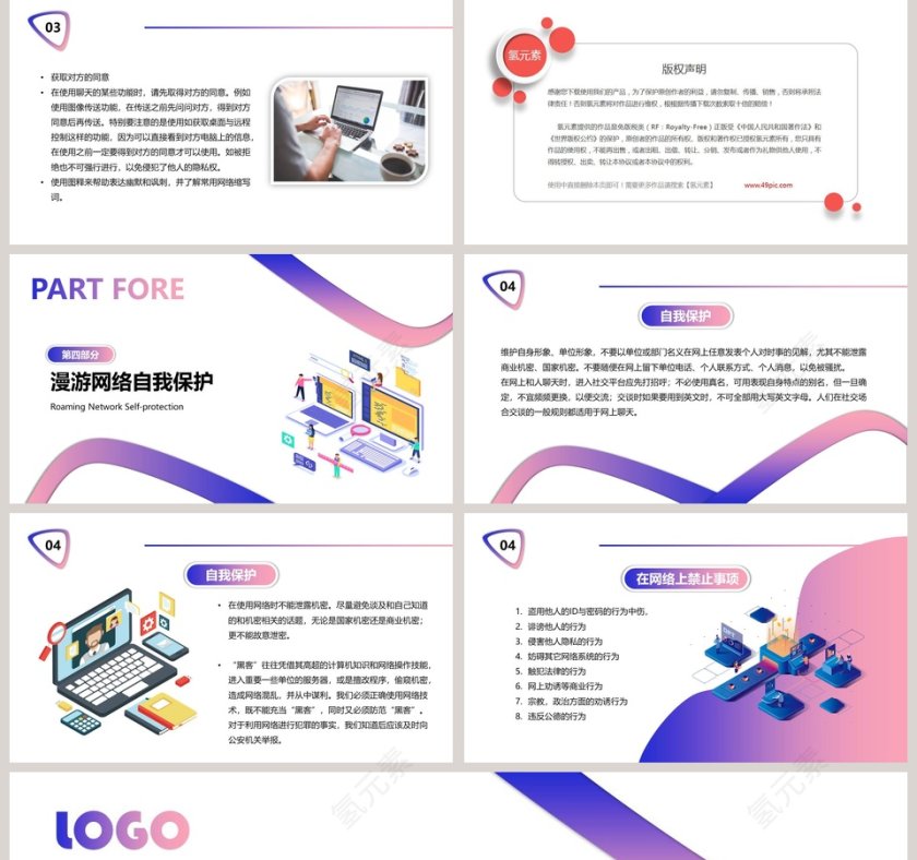 商务礼仪系列网络礼仪ppt第5张