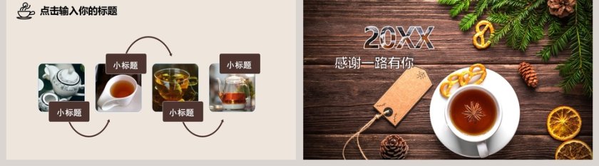 复古风茶文化宣传介绍PPT第5张