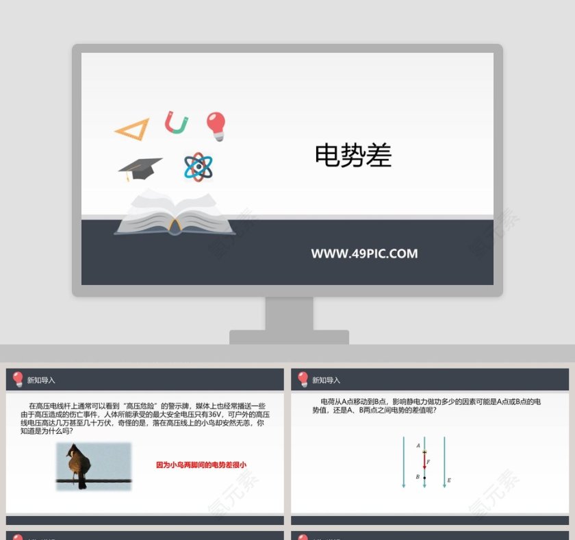 电势差教学ppt课件第1张