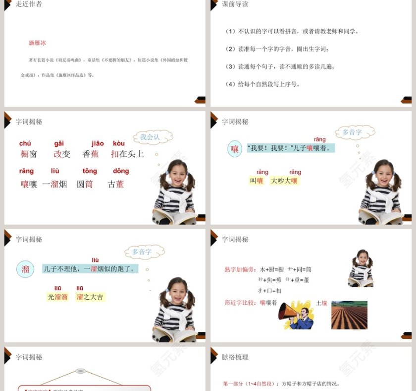 部编版三年级语文下册方帽子店PPT课件第2张