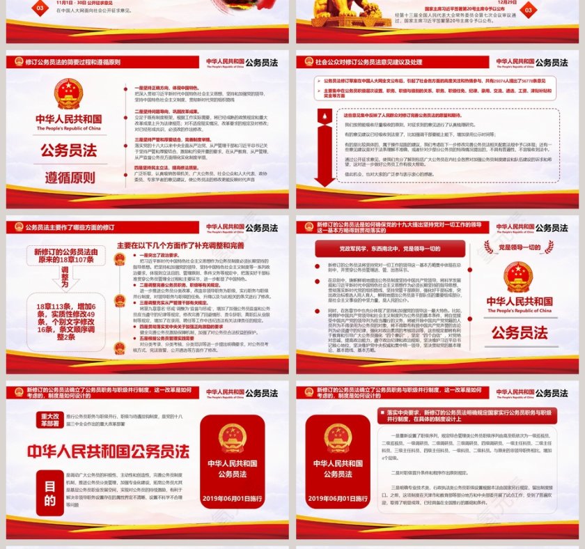 中华人民共和国公务员法PPT第4张