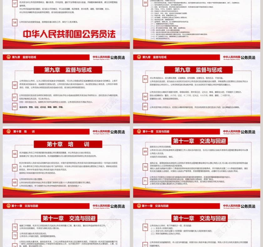 中华人民共和国公务员法PPT第9张