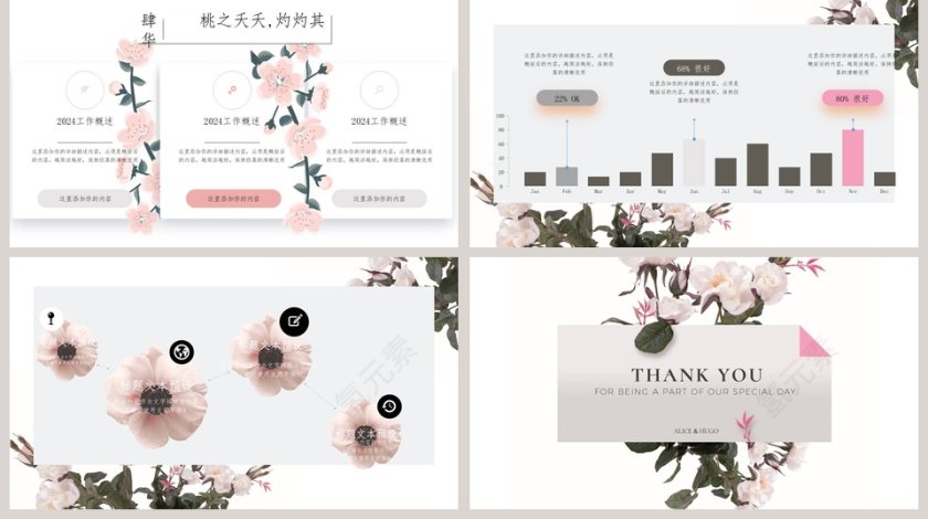 素雅文艺小清新PPT第5张