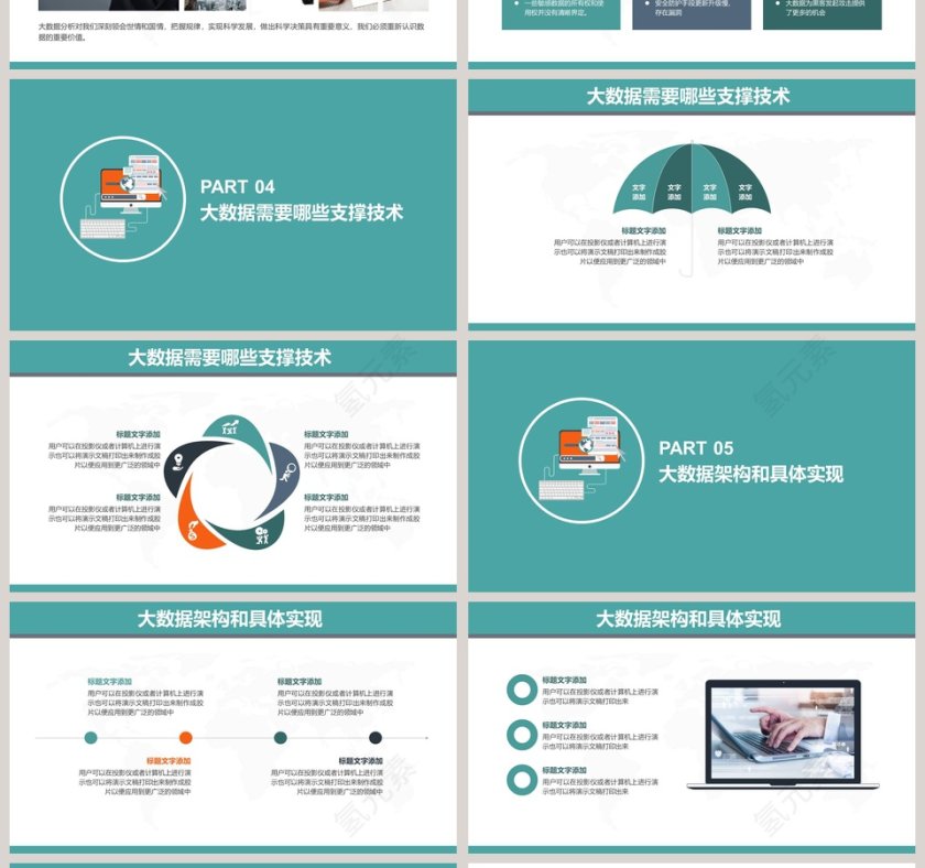 大数据时代云计算分析互联网科技PPT第4张