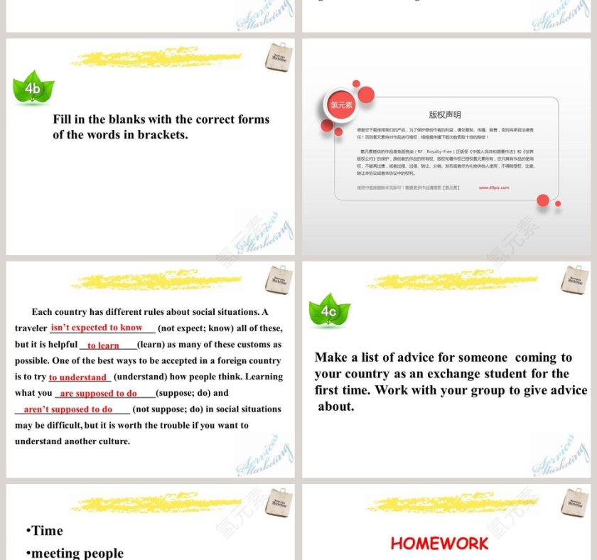 Unit 10-You are supposed to shake hands教学ppt课件第4张