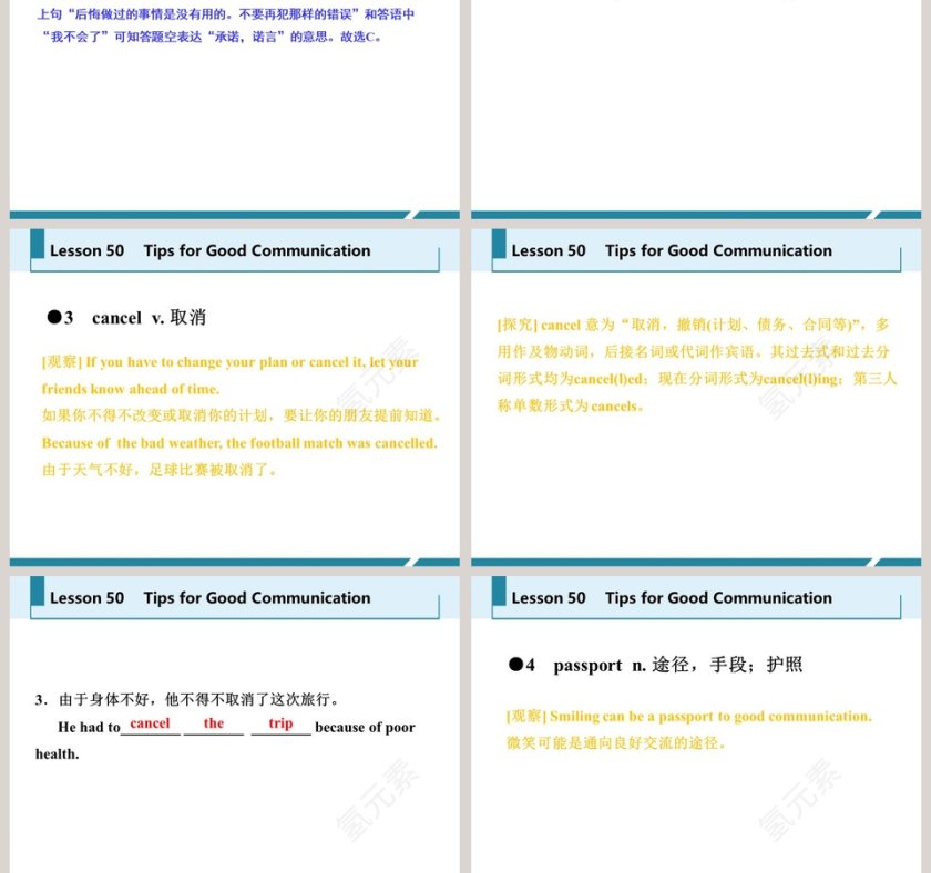 Tips for Good Communication-Unit 9   Communication教学ppt课件第5张