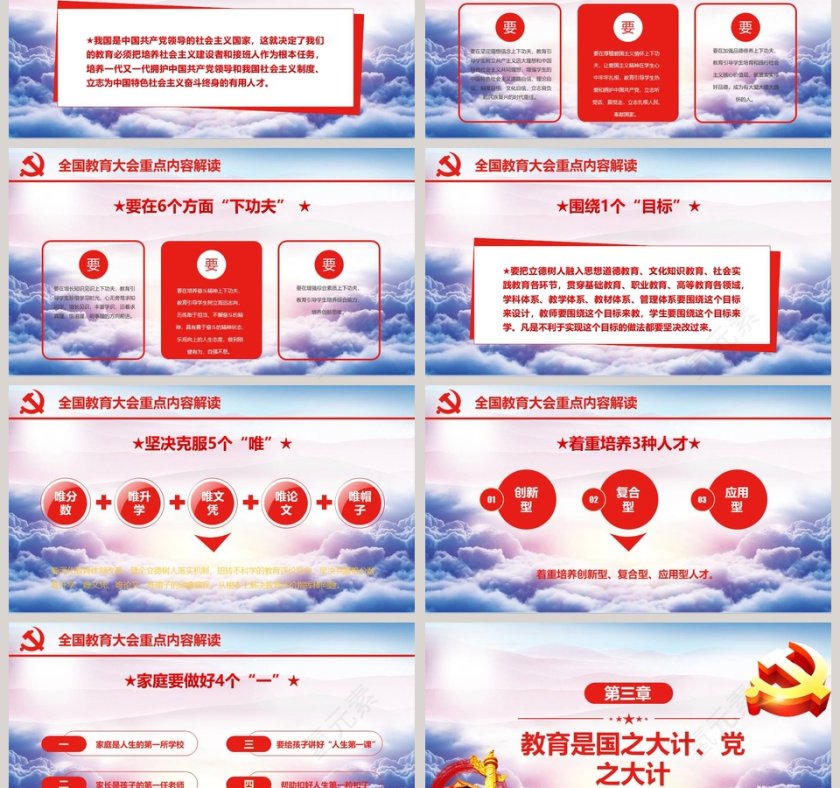 全国教育大会解读PPT第3张