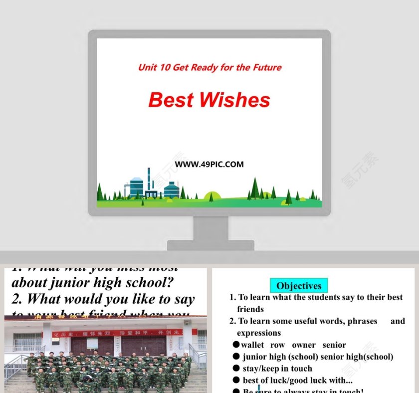 Best Wishes-Unit 10 Get Ready for the Future教学ppt课件第1张