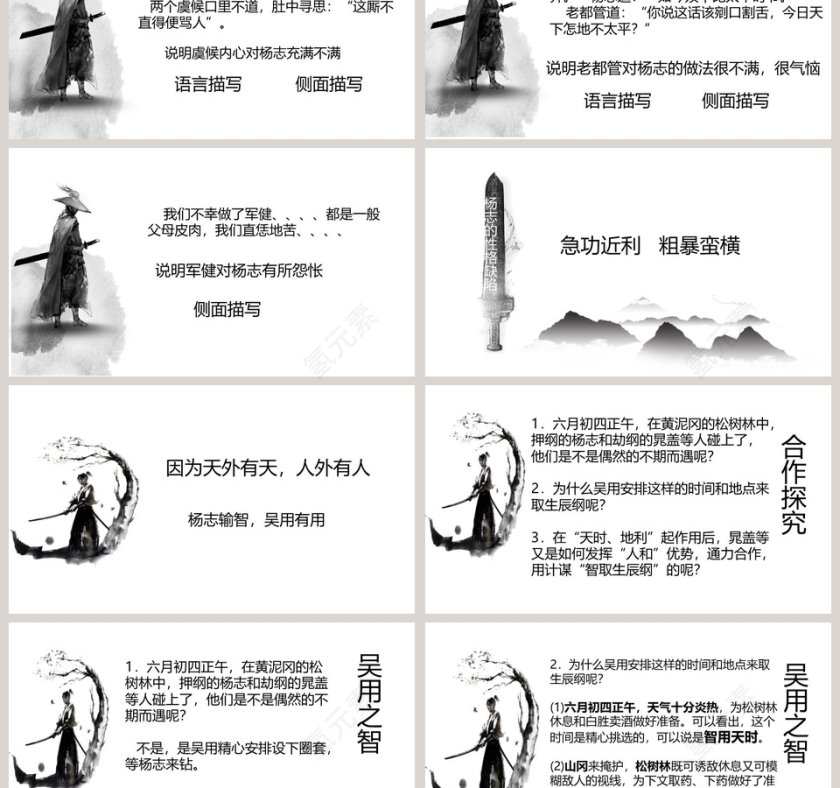 课文解析九年级语文上册智取生辰纲语文课件PPT第3张