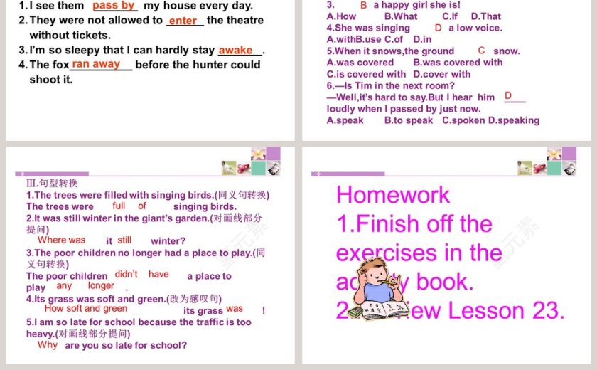 Unit 4  Stories and Poems-The Giant教学ppt课件第5张