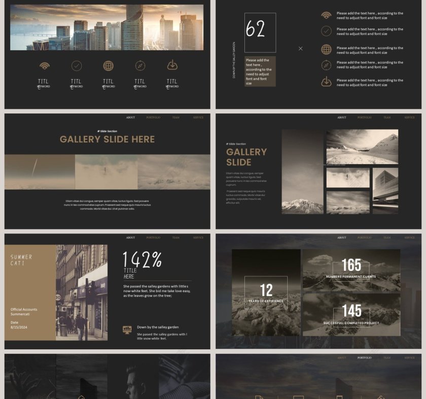 企业宣传画册商业计划书PPT第2张