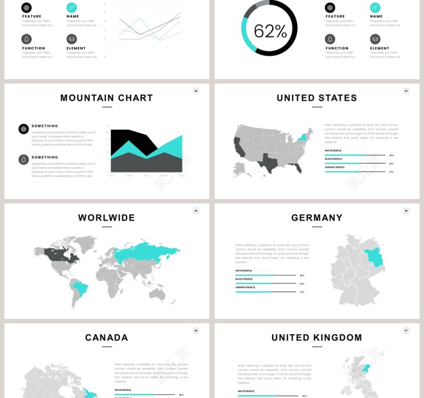 简约清新企业宣传产品介绍工作汇报述职报告商务通用ppt模板第9张