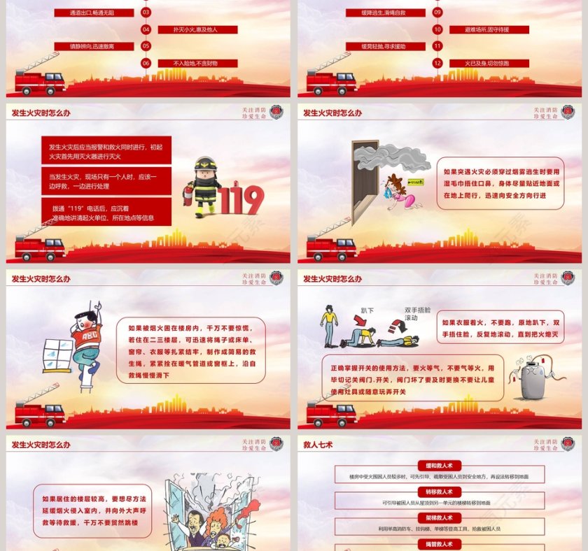关爱消防珍爱生命和安全知识培训第3张