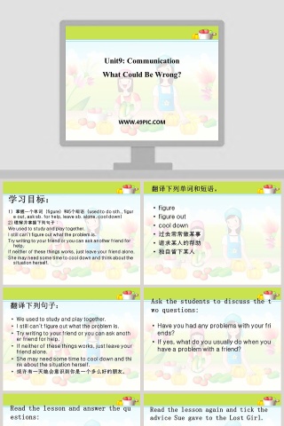 Unit9 Communication-What Could Be Wrong教学ppt课件