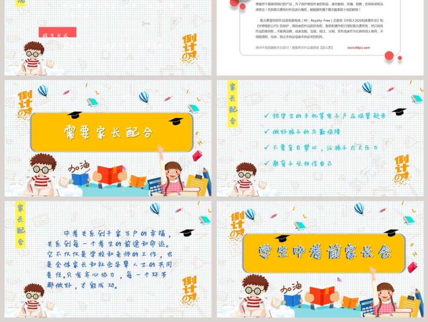 学生中考前家长会ppt第6张