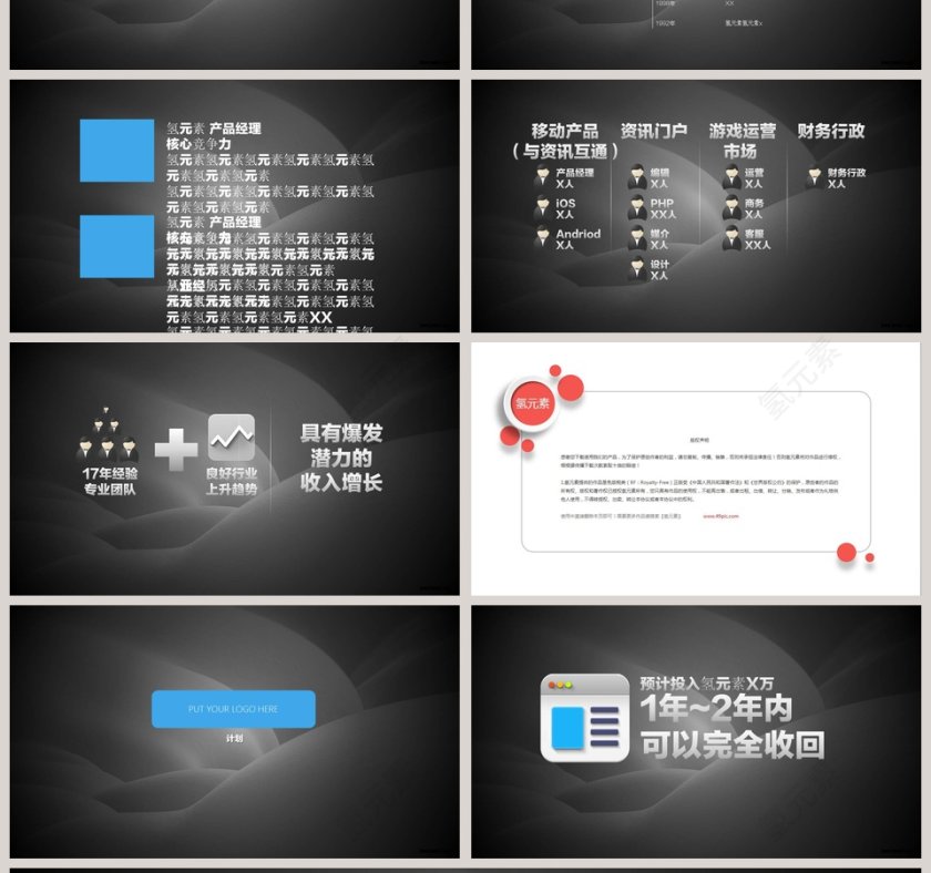 互联网端游创业计划商业计划书PPT模版第4张